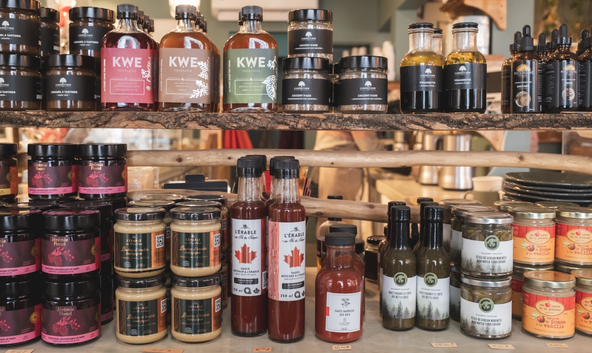 Intérieur de la boutique