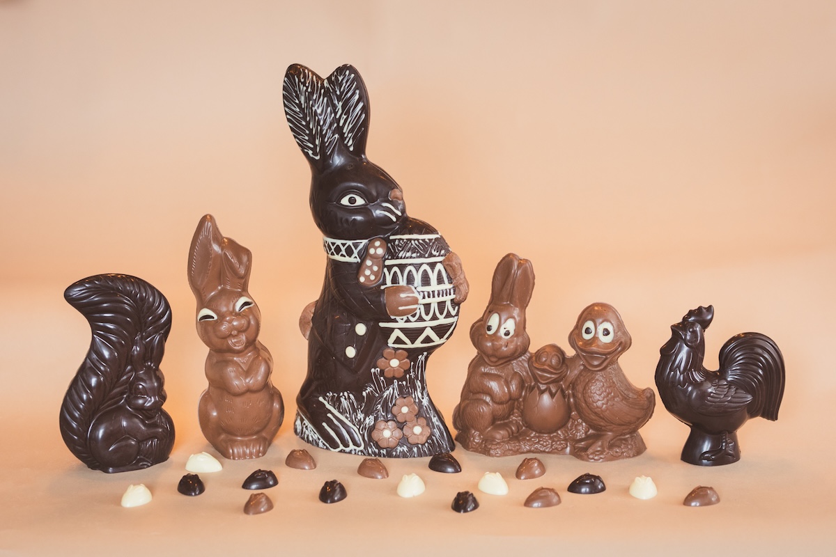 Sujets de Pâques en chocolat